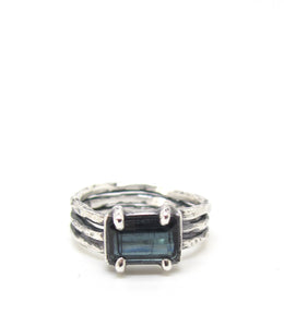 Navy Blue Tourmaline Ring