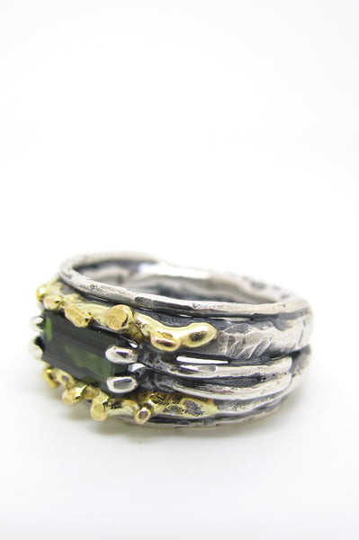 Golden Pine Ring