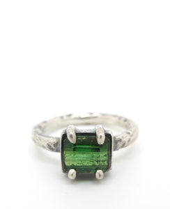 Tiny Sapling Tourmaline Ring
