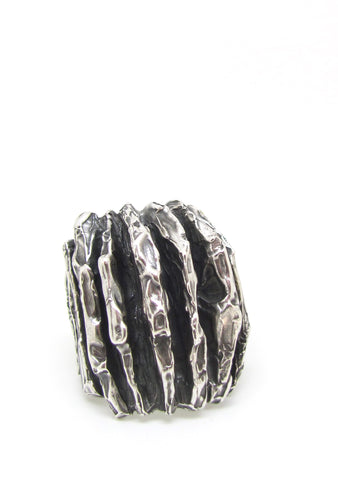 Textured Ridges Ring