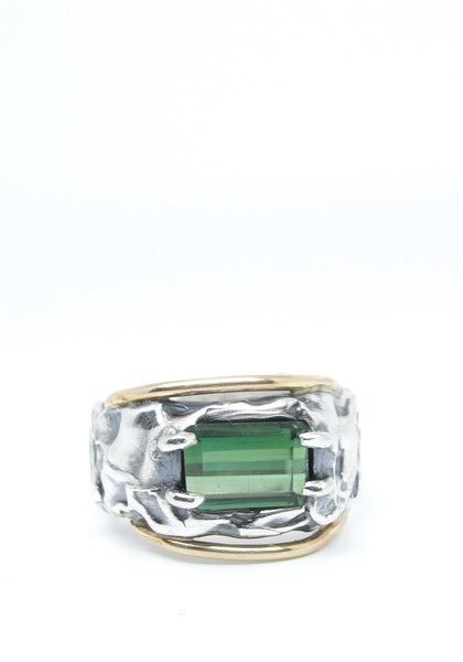 Embedded Tourmaline Ring