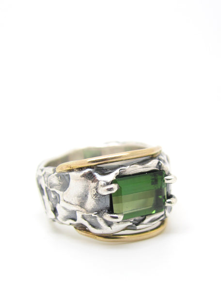 Embedded Tourmaline Ring