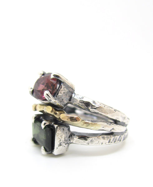 Watermelon Tourmaline Homage Ring