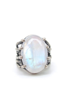 Growing Roots Moonstone Ring