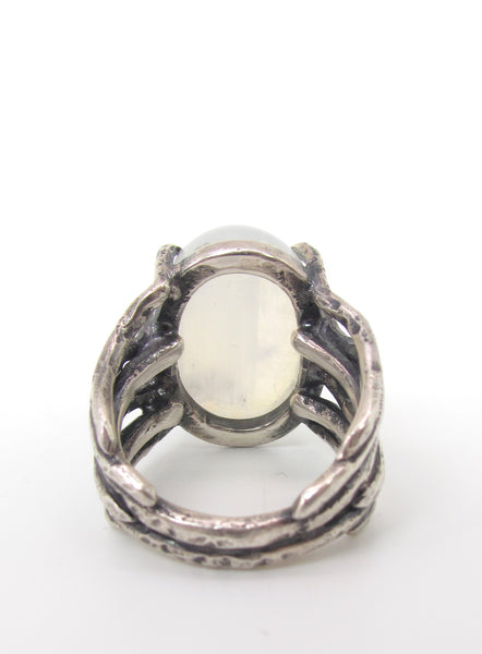 Growing Roots Moonstone Ring